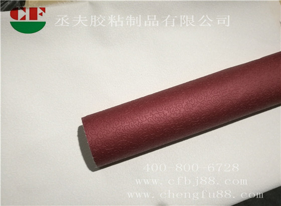 吉祥花pu皮革背胶