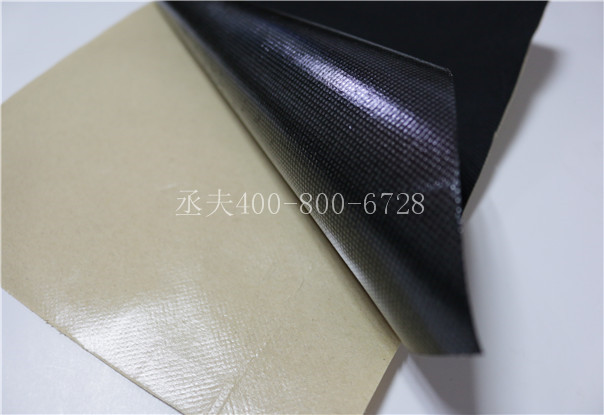 背胶黑色无纺布