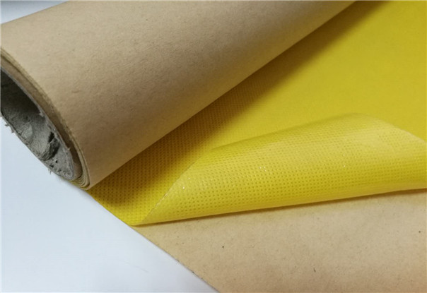 背胶黄色无纺布